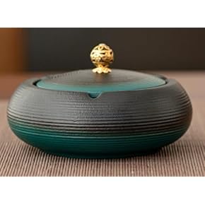 陶器製の装飾的な容器 植木鉢 おしゃれ アンティーク 陶器鉢 IS101M 18cm 6号 ブルー
